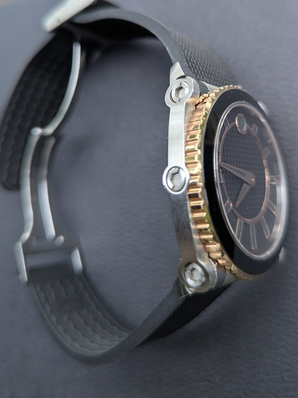 Movado Watch MASTER 18KT GOLD $9995 - Picture 8 of 16